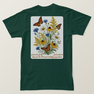 モナークバタフライを救おう Tシャツ