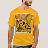 モナークバタフライ ガーデンアート Tシャツ (正面)