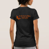 モナーク蝶を救おう Tシャツ (裏面)