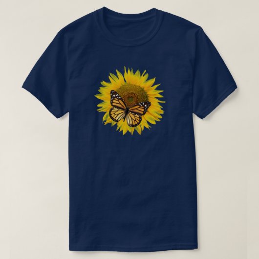 モナーク蝶 Tシャツ (デザイン正面)