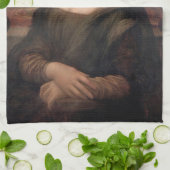 モナ吹リサのピンクバブルガム キッチンタオル (折り畳み)