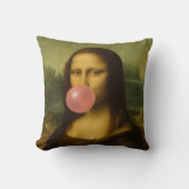 モナ吹リサのピンクバブルガム クッション (正面)