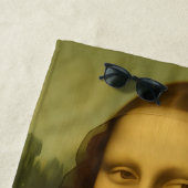 モナ吹リサのピンクバブルガム ビーチタオル (インサイチュ)