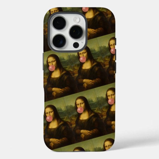 モナ吹リサのピンクバブルガム Case-Mate iPhoneケース (裏面)