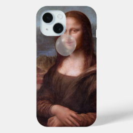 モナ吹リサの灰色バブルガム iPhone 15ケース
