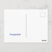 モナ子猫キャットパロディファインアートはがき ポストカード (裏面)