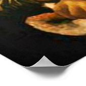 モナ・リサがパグを持って、パグ愛好家 ポスター (角)