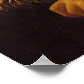 モナ・リサが可愛いキリンを飼っている ポスター (角)