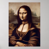 モナ・リサが縛り付けられた ポスター (正面)