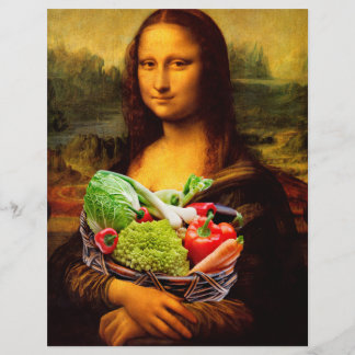 モナ・リサが野菜を大好き