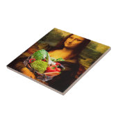 モナ・リサが野菜を大好き タイル (側面)