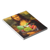 モナ・リサが野菜を大好き ノートパッド (アングル)