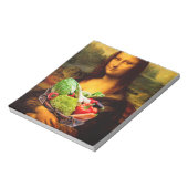 モナ・リサが野菜を大好き ノートパッド (回転)