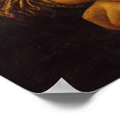 モナ・リサが野菜を大好き ポスター (角)