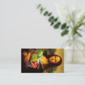 モナ・リサが野菜を大好き 名刺 (スタンド正面)