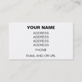 モナ・リサが野菜を大好き 名刺 (裏面)