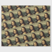 モナ・リサはレオナルド・ダ・ヴィンチに近い ラッピングペーパー (フラット)