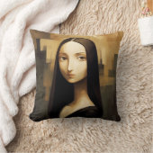 モナ・リサは、クラシックだけでなく、新しい。 クッション (ブランケット)