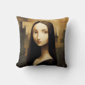モナ・リサは、クラシックだけでなく、新しい。 クッション (正面)