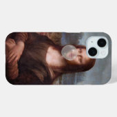 モナ・リサ吹はグレーバブルガムだ Case-Mate iPhoneケース (裏面 (横))