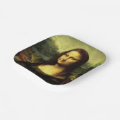 モナ・リサ絵画は、有名な ペーパープレート (傾斜あり)