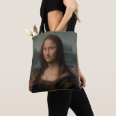 モナ・リサ絵画ーズ トートバッグ (クローズアップ)