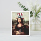 モナ・リサ アメリカ 独立記念日 ポストカード (スタンド正面)