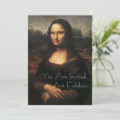 モナ・リサ アート展 招待状 (スタンド正面)