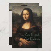 モナ・リサ アート展 招待状 (正面/裏面)