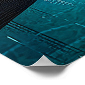 モナ・リサ – キュービスト・ミニマリスト・ビジョン ポスター (角)