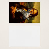 モナ・リサ、キリンが好き (正面&裏面)