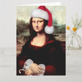 モナ・リサ サンタ ハット クリスマス