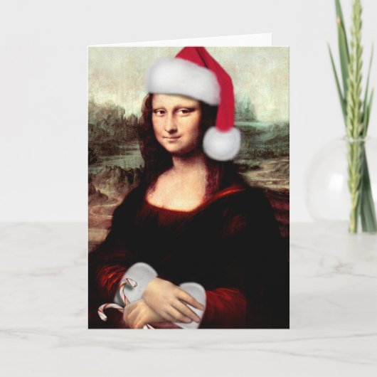 モナ・リサ サンタ ハット クリスマス (正面)