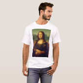 モナ・リサ、レオナルド・ダ・ヴィンチ Tシャツ (正面フル)
