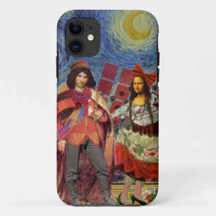 モナ・リサ ロマンチック ユニーク カラフル アートワーク iPhone 11 ケース
