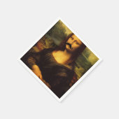 モナ・リサ（口ひげ） スタンダードカクテルナプキン (角)