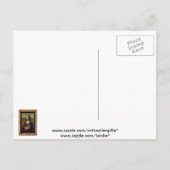 モナ・リザとロットワイラー ポストカード (裏面)