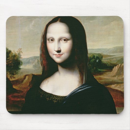 モナ・リザのレオナルドda Vin著絵画のコピー マウスパッド (正面)