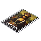 モナ・リザの刺客の生命芸術の生命 ノートブック (左側)