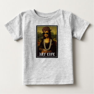 モナ・リザの刺客の生命芸術の生命 ベビーTシャツ