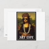 モナ・リザの刺客の生命芸術の生命 ポストカード (正面/裏面)