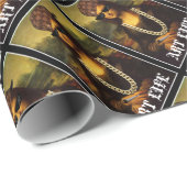 モナ・リザの刺客の生命芸術の生命 ラッピングペーパー (ロールコーナー)