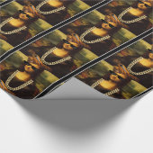 モナ・リザの刺客の生命芸術の生命 ラッピングペーパー (角)