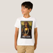 モナ・リザの刺客の生命芸術の生命 Tシャツ (正面フル)