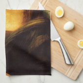 モナ・リザの口ひげ キッチンタオル (四つ折り)