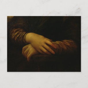 モナ・リザの彼女の手の詳細、c.1503-06 ポストカード