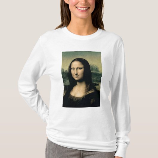 モナ・リザの詳細、c.1503-6 tシャツ (正面)