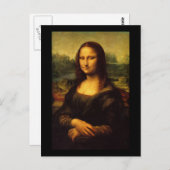 モナ・リザレオナルド・ダ・ヴィンチ ポストカード (正面/裏面)