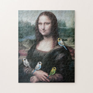 モナ・リザ及びBudgies ジグソーパズル