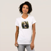 モナ・リザ - ボストンテリア T #4 Tシャツ (正面フル)